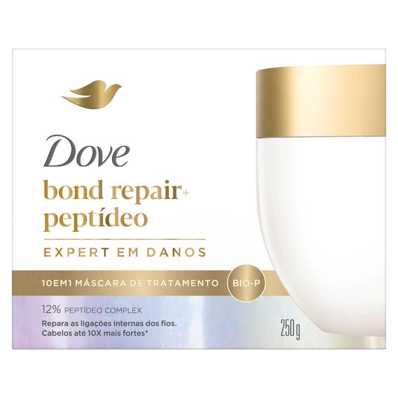 Máscara de Tratamento Capilar Dove 10 em 1 Bond Intense Repair+ Peptídeo 250g em Oferta na Shopee
