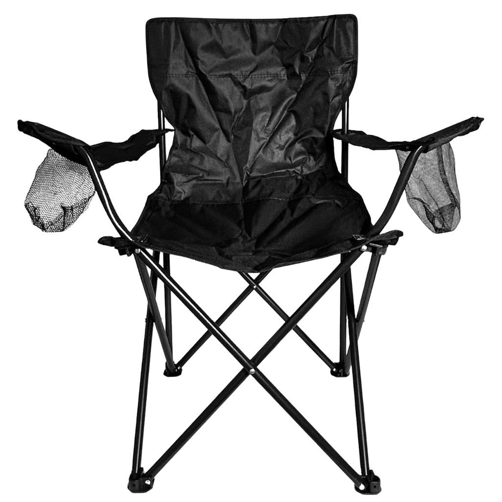 Cadeira Camping Dobrável Confort 150Kg Com Apoio Braço Gamma
