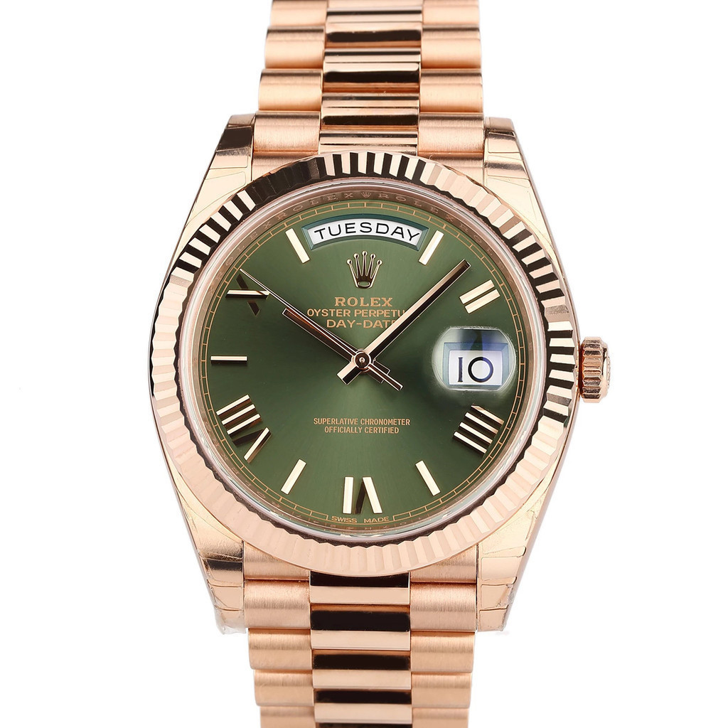 Rolex Week Diary Tipo Relógio Mecânico Automático Data Semana Rosa Ouro Masculino228235 Rolex Rolex Rolex Rolex