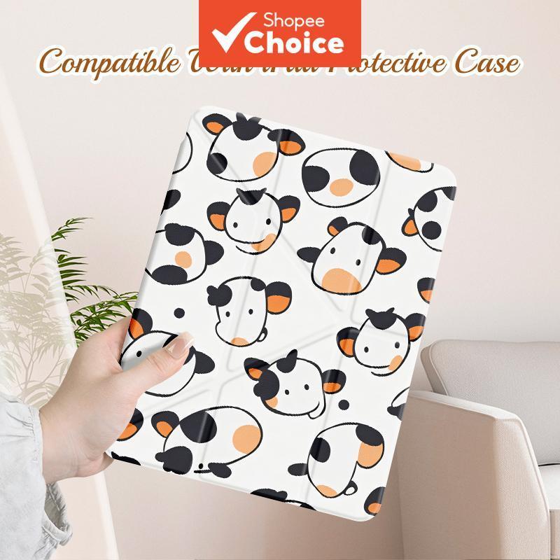 Design Dobrável em Y, Suporte para Case Colorido para iPad 7a/8a/9a Geração 10.2 e iPad 10a Geração, etc., Superfície