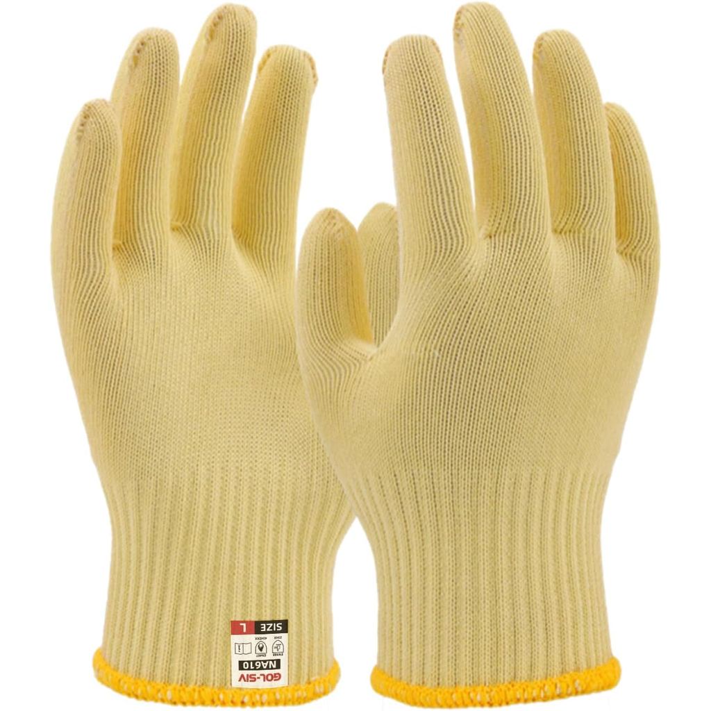 Luvas Resistentes ao Calor, Luvas de Forno em Kevlar com Dedos, Resistentes ao Calor até 550 Graus ° F, Design de Malha