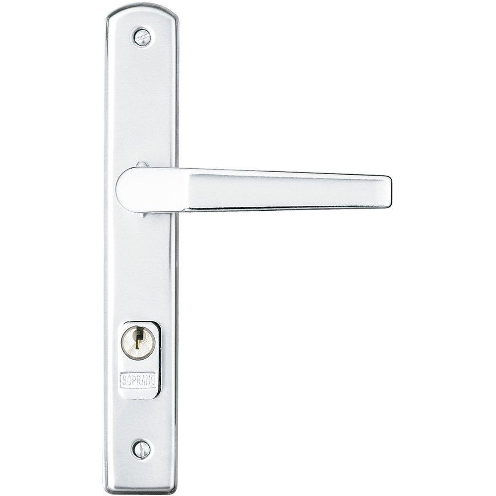 Fechadura Soprano 0520 Estreita Externa Cromado Alavanca