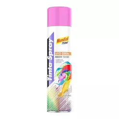 Tinta Spray Mundial Prime Uso Geral Rosa 400ml