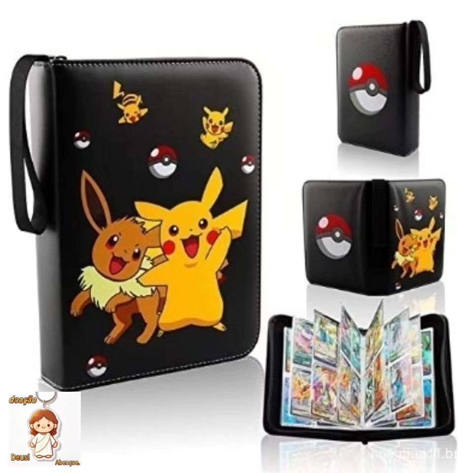 Pokemon Cards Album Book Cartoon Anime Novo 400pcs Game Card Vmax Gx Ex Holder Collection Pasta De Brinquedos Frios Para