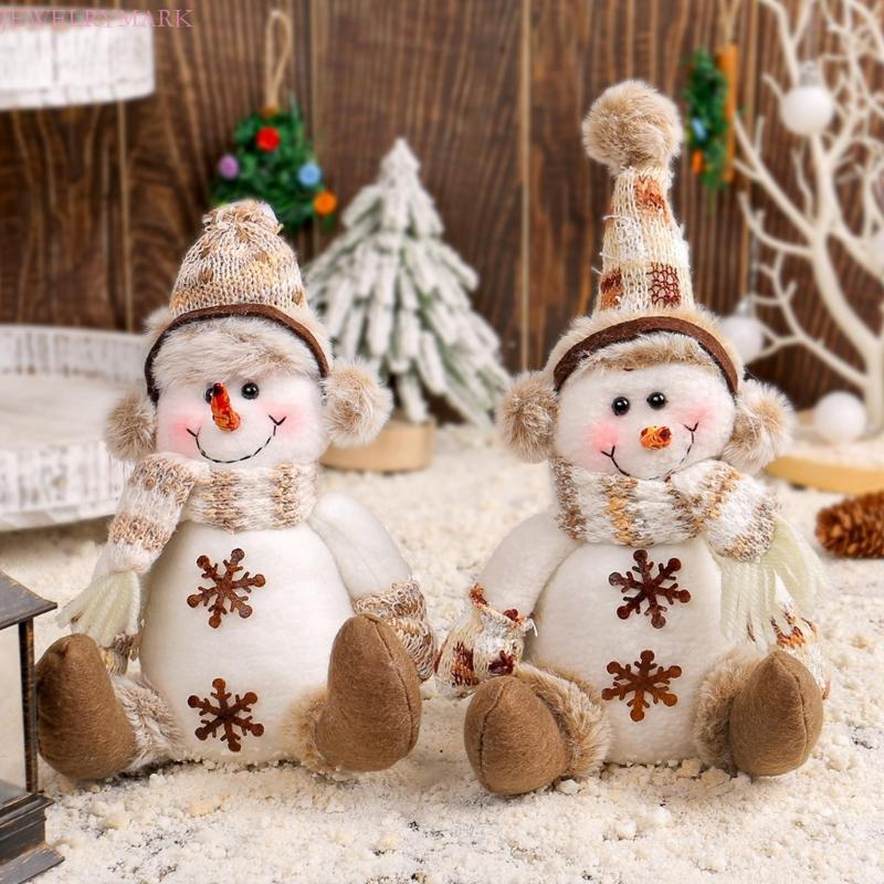 Festival Judeu Casa Malha Neve Rudolphs Gnomos Pelúcia Macio Ornamento Boneca Natal