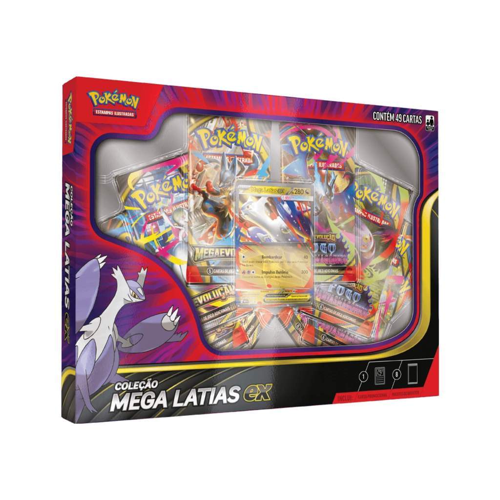Ex Mega Latias 49 Cartas Box Pokémon Copag (Mega Latias)