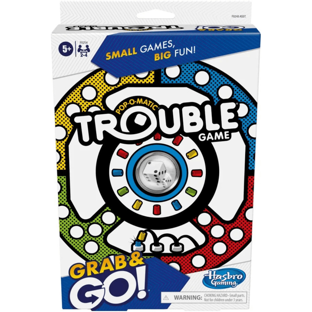 Jogo Pop-O-Matic Trouble - Grab & Go - Hasbro