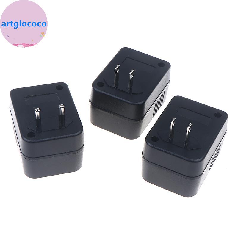 Artglococo Ue Eua Plug Step Down Transformador Adaptador De Viagem AC220V Para 110V Ou 110 A 220V Conversor 50W De Tensã
