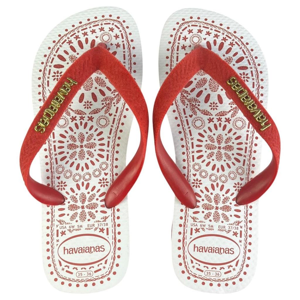 Chinelo Feminino Havaianas TOP Bordado Original Lançamento