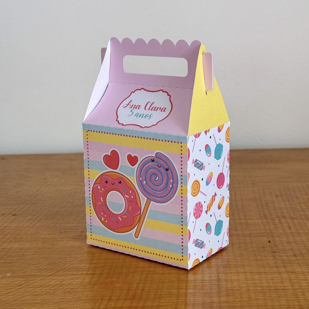 Caixa Maletinha Joy Personalizada | Chá de bebe | Lembrancinha aniversário Doce doceria