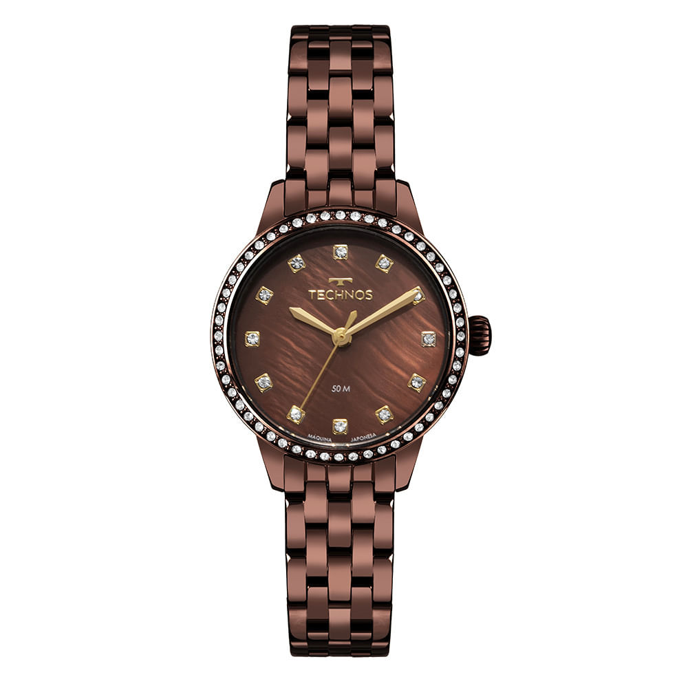 Relógio Technos Feminino St.moritz Marrom - 2035NCI/1M