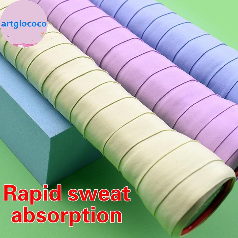 Artglococo Tênis OverGrip Badminton Squash Treinamento Suor Absorvido Envolve Acessórios De Grip Padel Filme Coberto BR