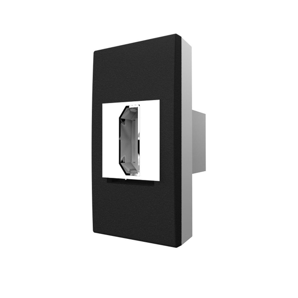 Módulo HDMI Inova Pro Class Alumbra Preto/Ébano Preto Ébano