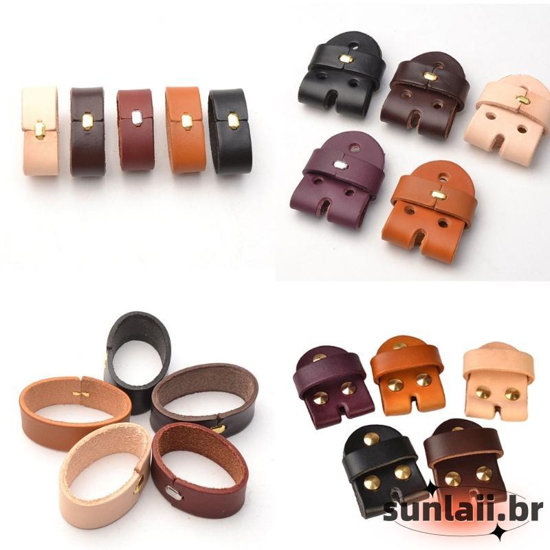 SUNLAII Conector De Fivela De Cinto Durável De Couro Com Protetor Para Reparo Pino , Manutenção De Acessórios DIY