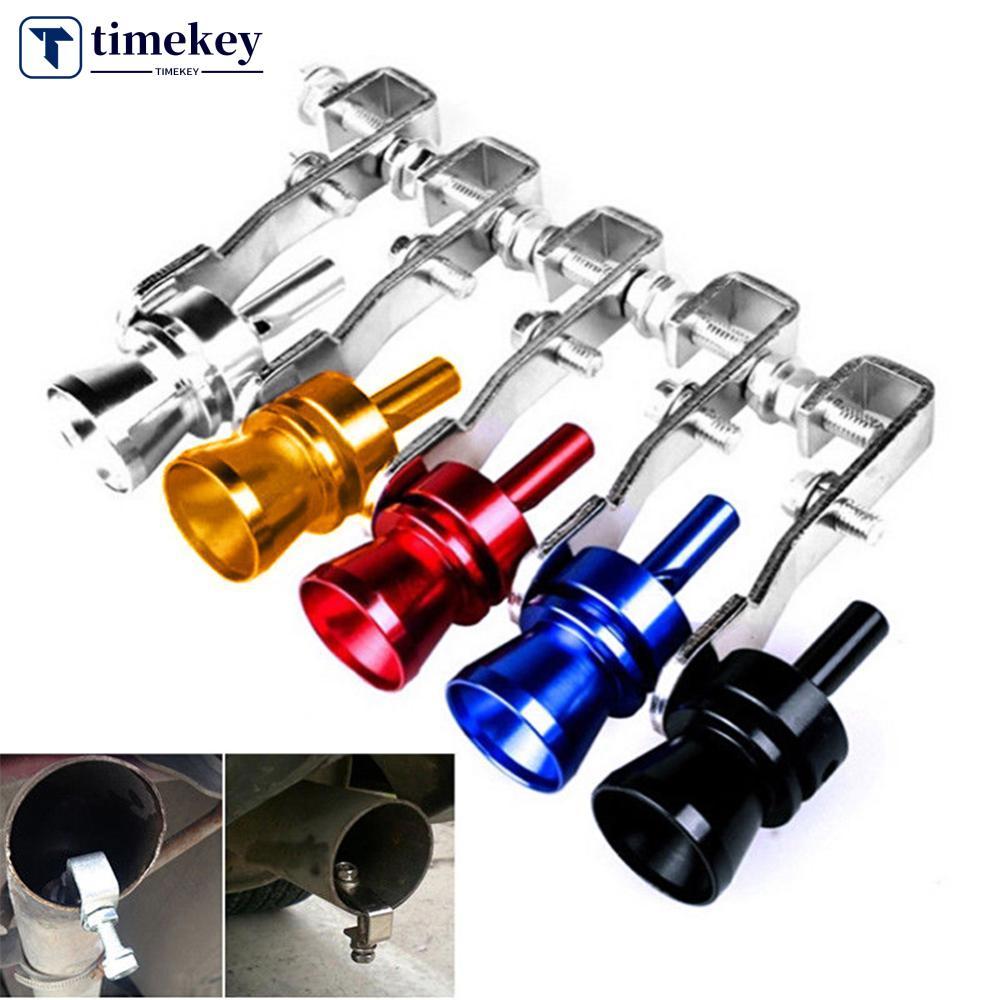 TIMEKEY Universal Turbo Som Apito Tubo De Escape BOV Alumínio Carro Motocicleta Acessórios I5R1
