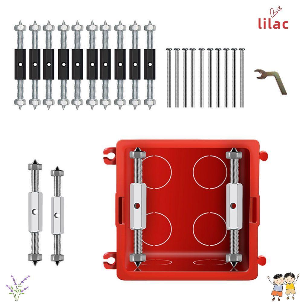 LILAC 2/10PCS Reparador De Cassetes Montagem Na Parede Danos Parte Inferior 86/118/120 Tipo Parafusos Haste De Suporte