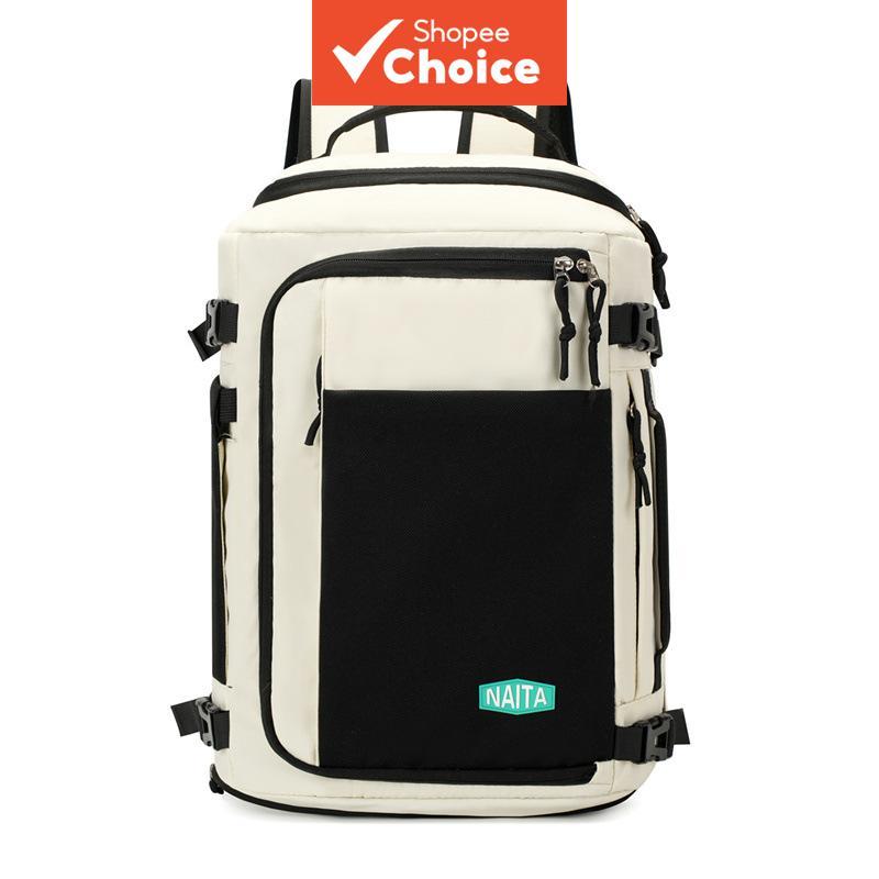Mochila De Viagem Casual De Grande Capacidade Com Separação Seca E Úmida Esportiva Academia Bolsa