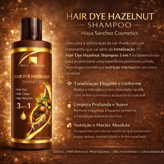 Shampoo Tonalizante Chocolate 500ml Maya Sanchez