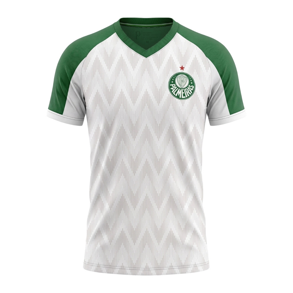 Camisa Palmeiras Warm Masculina Oficial Adulto Branca
