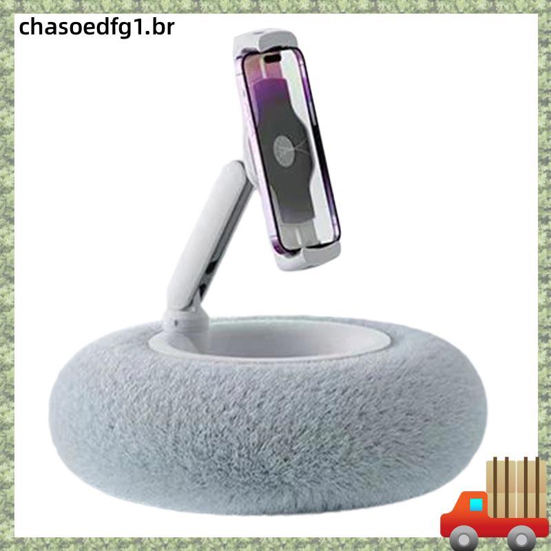 Ornamento De Pelúcia , Suporte Para Telefone , Tigela De Lanche , 360 ° Design Ajustável Funciona Smartphones E Tablets