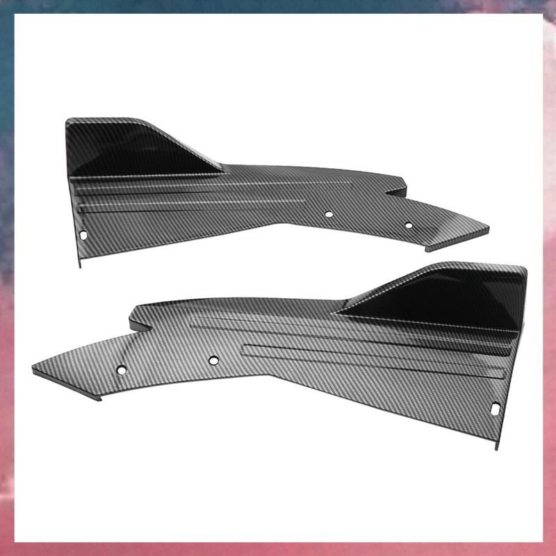 (Rjqx) 48cm Protetor De Para-Choque Traseiro Canards Divisor Saia Lateral Guarda Corpo Kits Capa Adesivo Acessórios De A