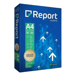 Papel A4 Sulfite Cor Branco 75g 500 Folhas Premium Resma