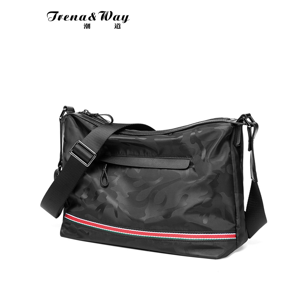 Bolsa de ombro masculina bolsa mensageiro esportes lazer cruz saco do mensageiro Oxford lazer estudante universitário bo