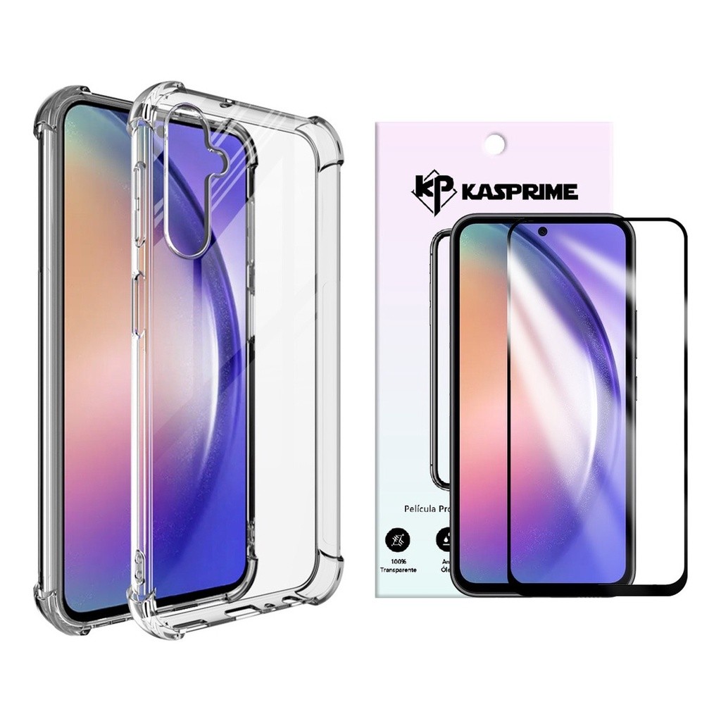 Capa Capinha Anti Impacto Para Galaxy A54 E/OU Película 3d Vidro Temperado em Oferta na Shopee