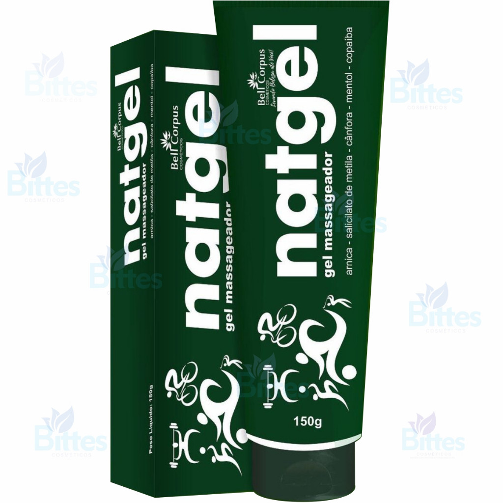 Gel Para Massagem Natgel Bell Corpus Cosméticos Com Arnica