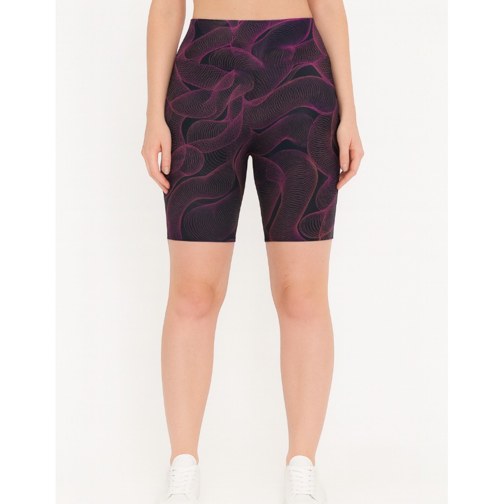 Combo 6 Bermuda Feminina Fitness Estampadinha Confortável Peça De Musculação Caminhada Ginástica