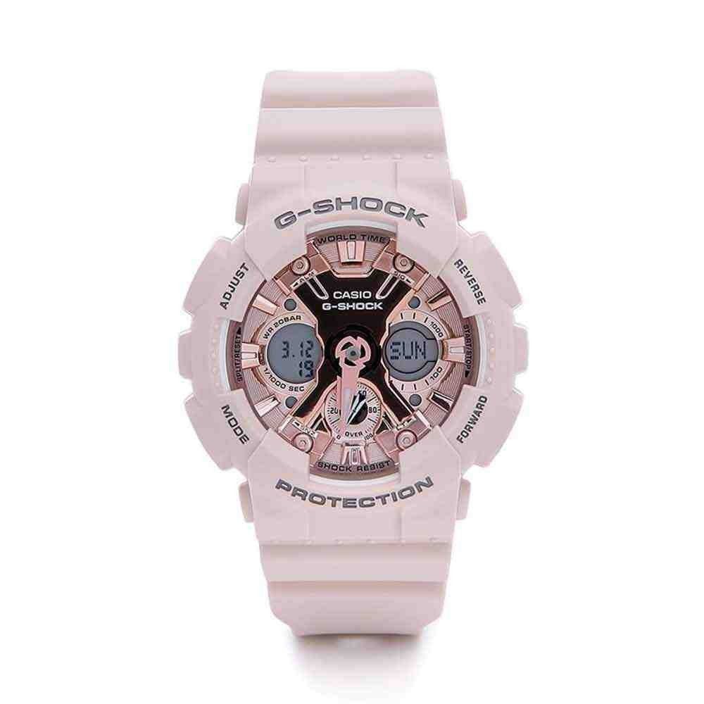 Relógio Casio G Shock Rose Feminino Casio Gma-s120mf-4adr