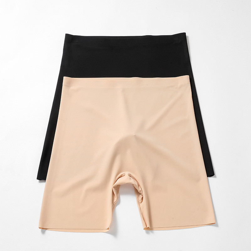 Short Cintura Alta Sem Costura Roupa Interior Feminina Calças De Segurança Reduz Medidas Barriga Shorts