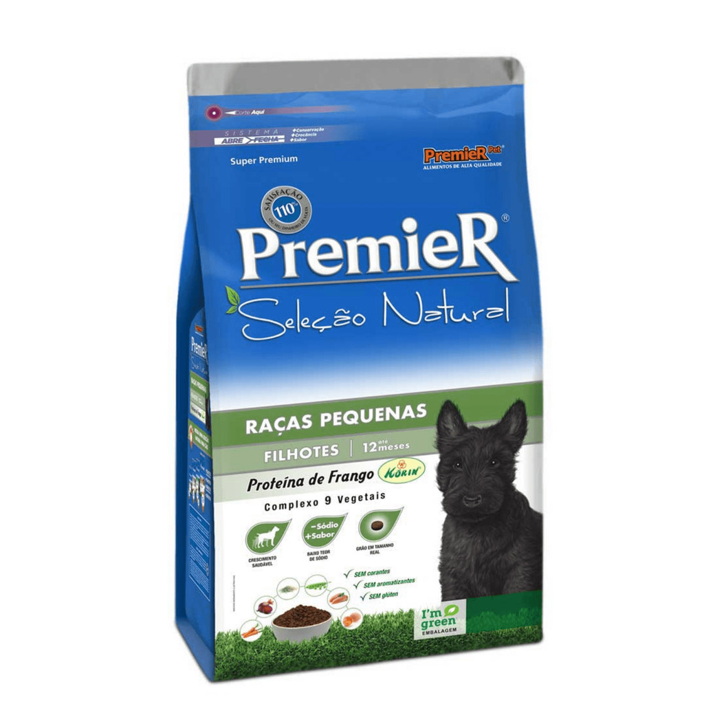 Ração para cães filhotes porte pequeno Premier Seleção Natural 2,5kg