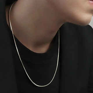 Colar de osso de cobra de aço inoxidável de 1 peça para uso diário masculino em Oferta na Shopee