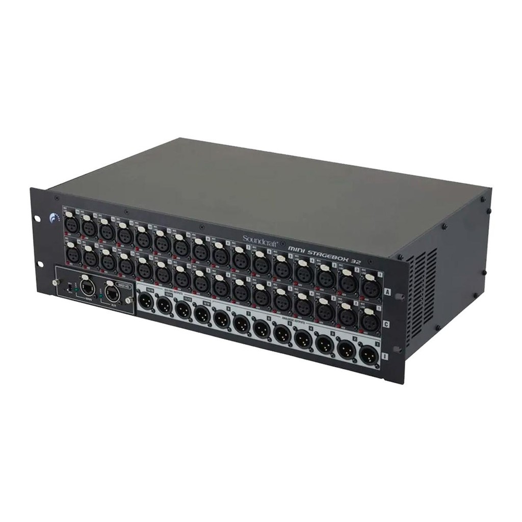 MINI STAGEBOX SOUNDCRAFT MSB-32 CAT5 MSB-32C5-EU - BIVOLT