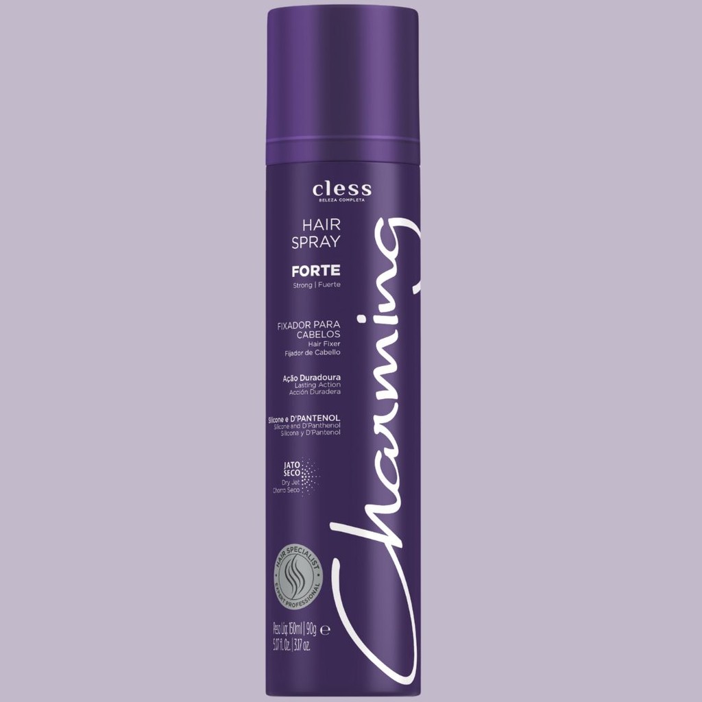 Charming Hair Spray Fixador Forte 150ml - Cless