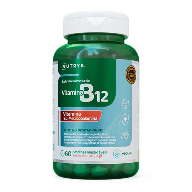 Vitamina B12 Metilcobalamina - 60 Cápsulas