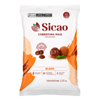 Cobertura Fracionada Mais Sabor Chocolate Blend 2,05kg SICAO em Oferta na Shopee