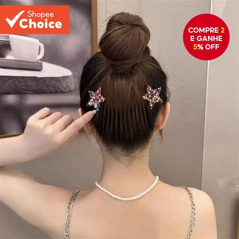 Grampo De Cabelo Coreano Para Classificação De Moscas – Acessórios Elegantes De Argola Mulheres