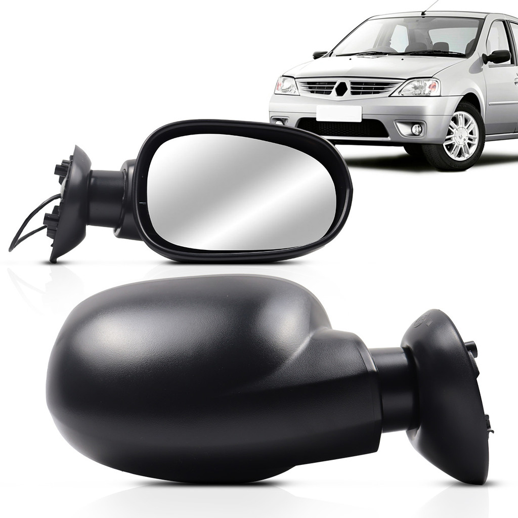 Retrovisor Logan 2007 2008 2009 Elétrico em Oferta na Shopee