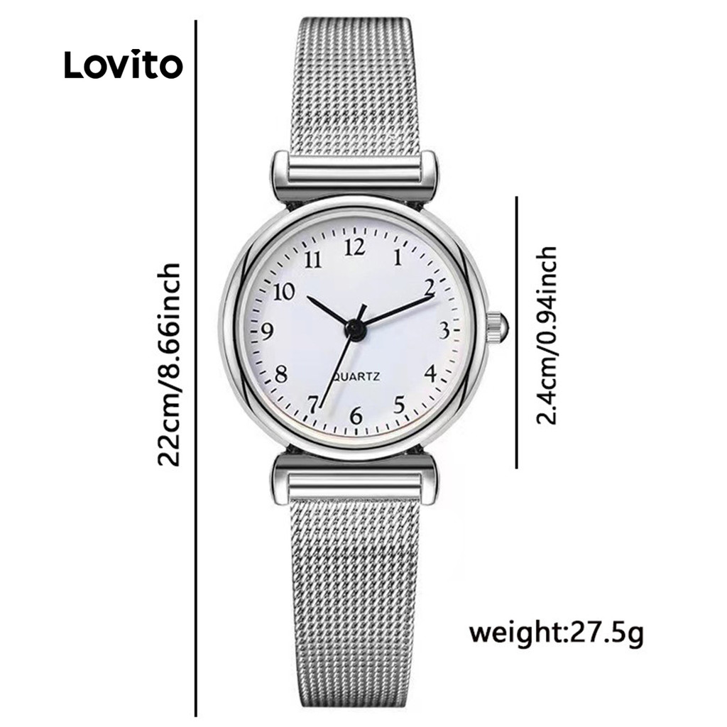 Lovito Assistir Business Earth Relógio Branco LFASCS1635