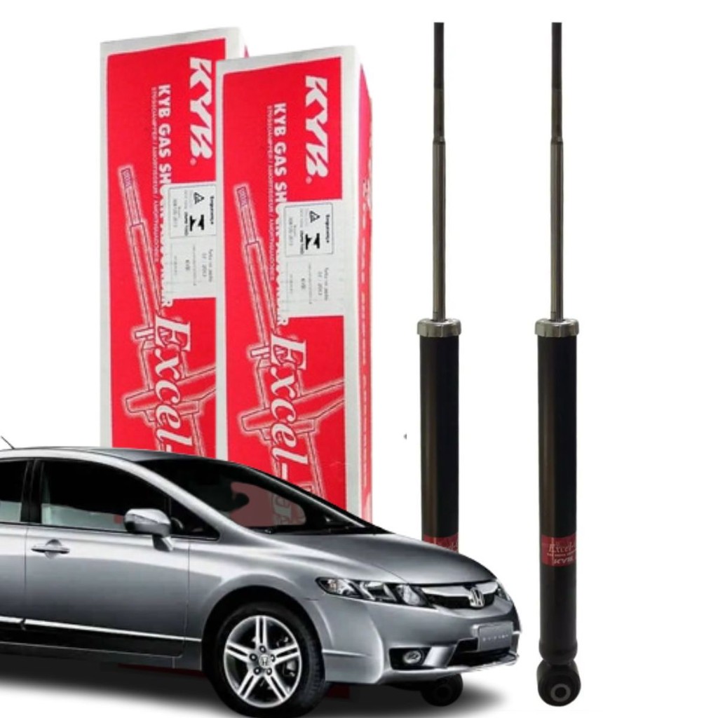 Par Amortecedor Traseiro New Civic 2006 2007 2008 2009 2010 2011 Original Kayaba
