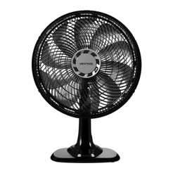 Ventilador de Mesa Ventisol Oscilante Turbo Grade De Plástico 10P 40CM 150W 127V Preto