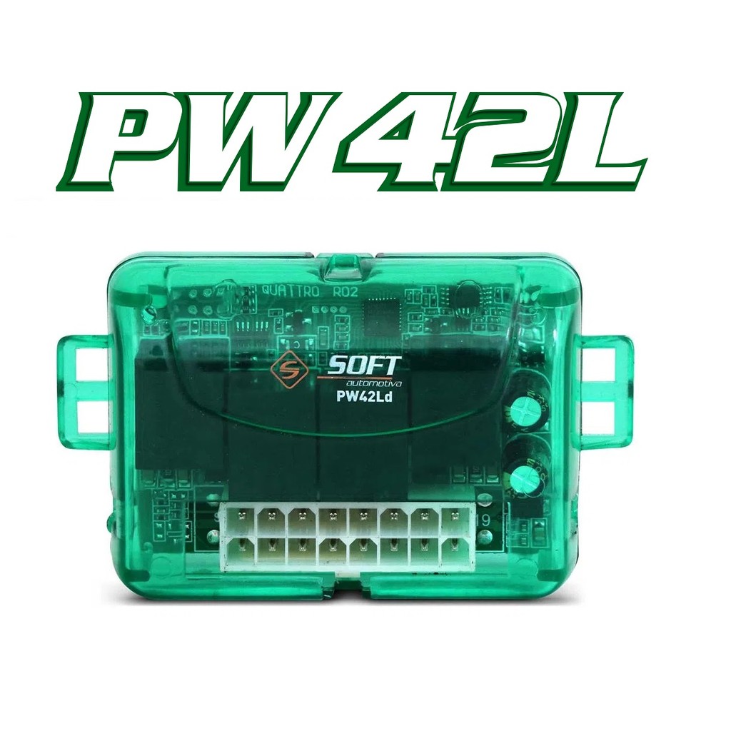 MÓDULO VIDRO ELÉTRICO 4 PORTAS  SOFT PW 42 42LD CENTRALINA
