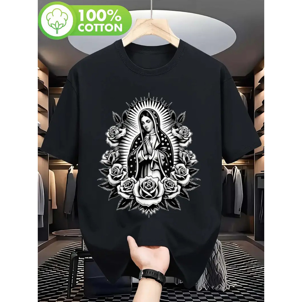 2026 Camiseta Oversize Masculina Feminina Nossa Senhora Aparecida Religiosa   100%  Devocional Envio