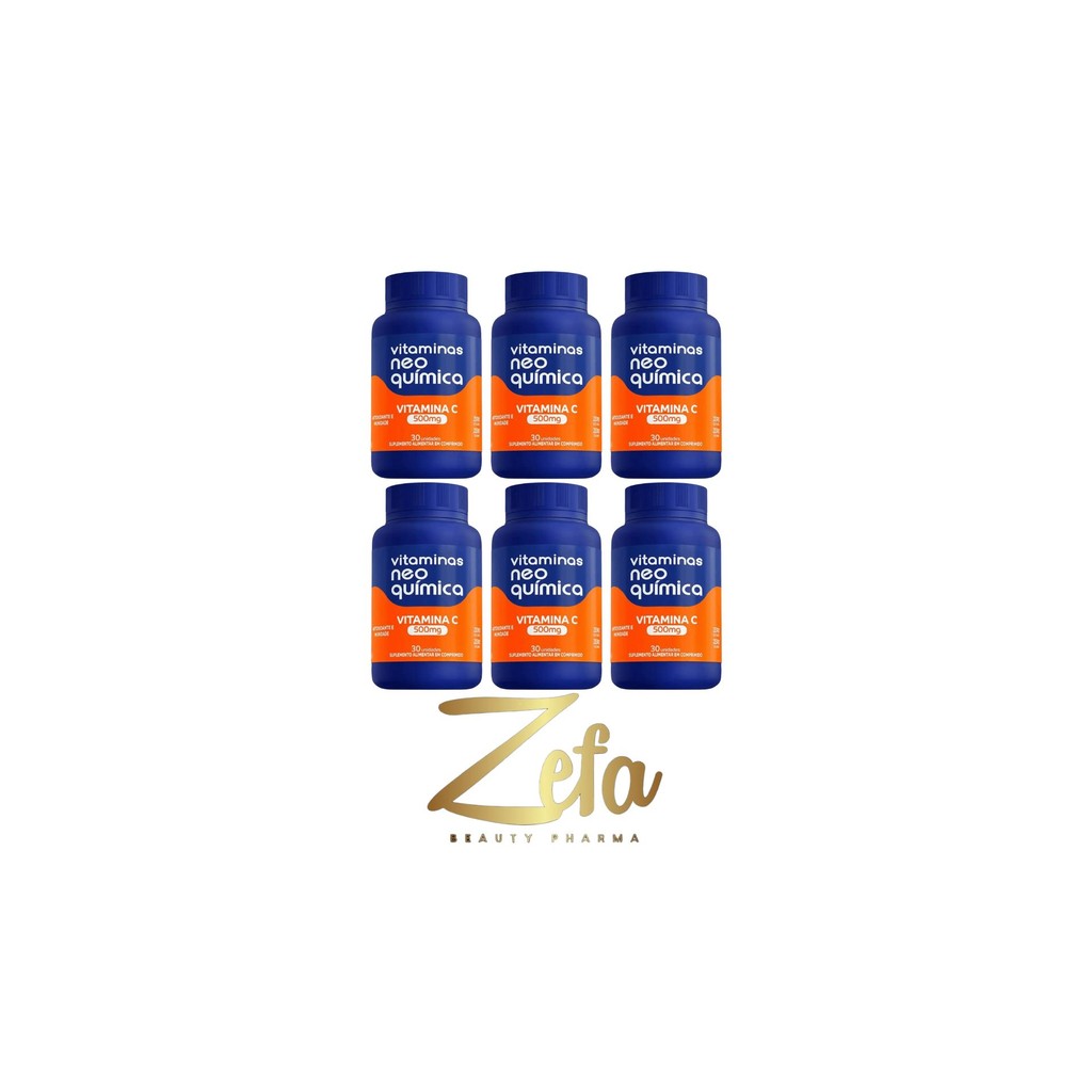 Kit 06 Vitamina C Suplemento Alimentar 30Comp - Neo Quimica em Oferta na Shopee