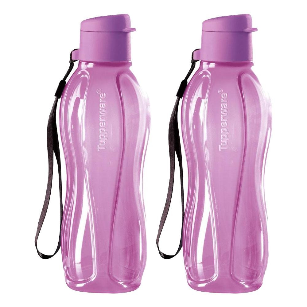 Kit com 2 Garrafas de Água Tupperware Eco Tupper Lilás 500ml em Oferta na Shopee