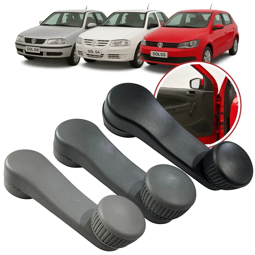 Manivela  Vidro Compatível Gol G2 G3 G4 G5 G6 Fox em Oferta na Shopee
