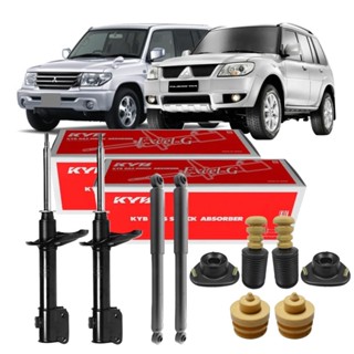 4 AMORTECEDORES MITSUBISHI PAJERO IO 1998/2001 TR4 2002/2015 KAYABA + KITS COMPLETO em Oferta na Shopee