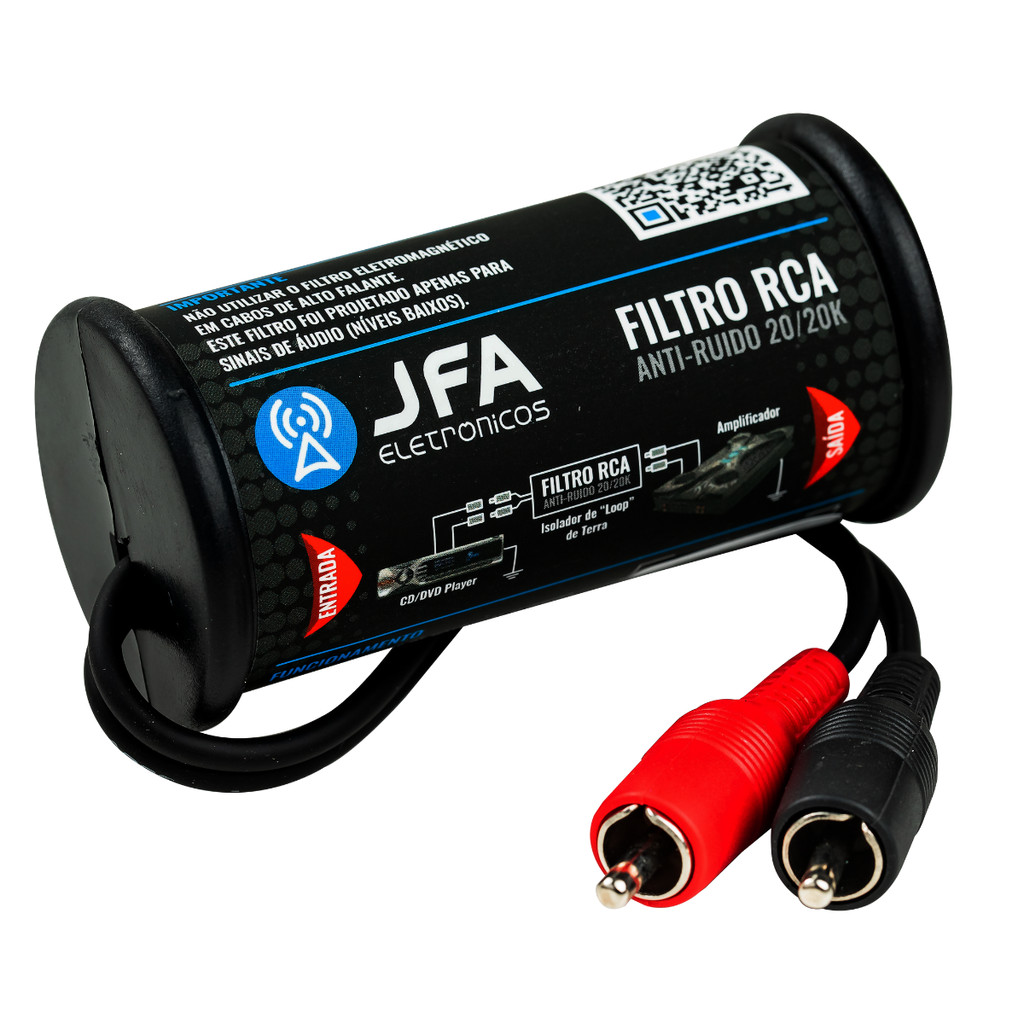Filtro Rca Anti-ruído Jfa Cd Dvd Radio Multimídia Stereo em Oferta na Shopee